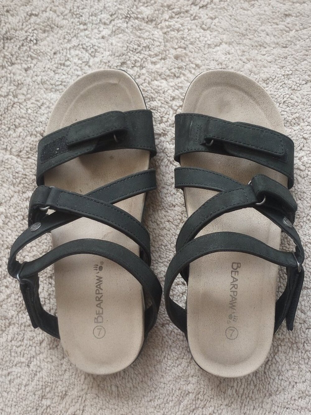 Bearpaw Danny Sandals, Size 7